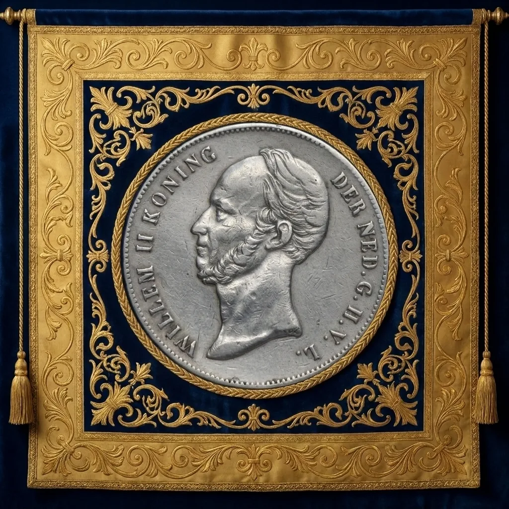 Detailopname van een historische munt, elk stuk wordt persoonlijk beoordeeld