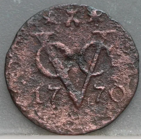 ½ Duit 1770 Zeeland VOC
