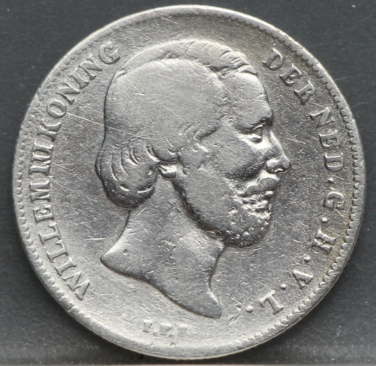 ½ Gulden 1868 Willem III — Zilver voorzijde, Zilver 945/1000