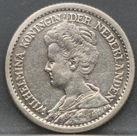 ½ Gulden 1919 Wilhelmina — Zilver