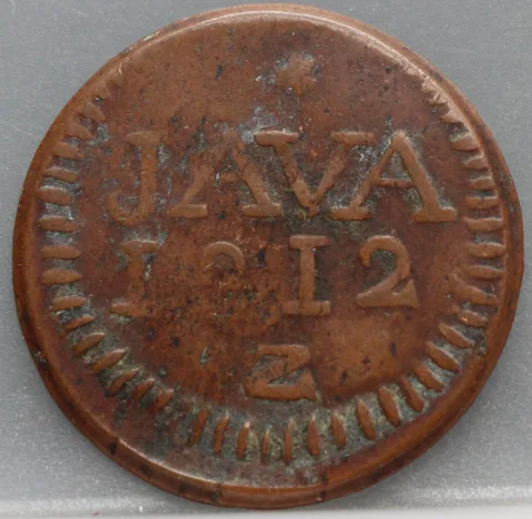 ½ Stuiver 1812 Z — Java, Brits Bestuur, Soerabaja