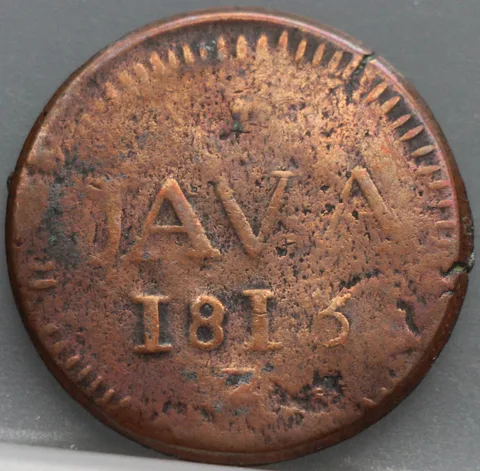 ½ Stuiver 1813 Z — Java, Brits Bestuur, Soerabaja
