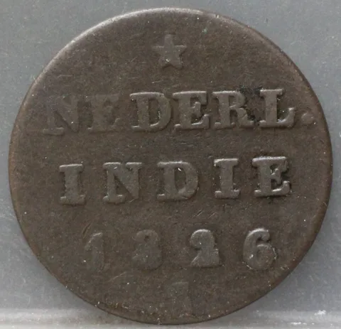 ½ Stuiver 1826 S – Nederlands-Indië – Koper