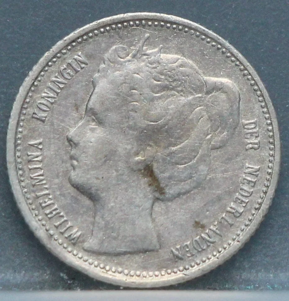 1/10 Gulden 1901 Curaçao — Zilver voorzijde, Curaçao (Kolonie)