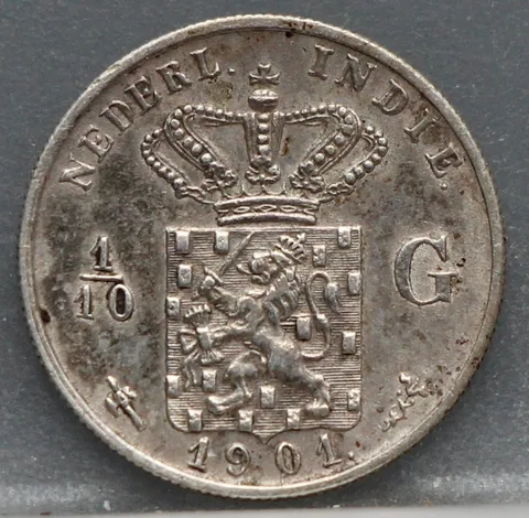 1/10 Gulden 1901 Nederlands-Indië — Zilver