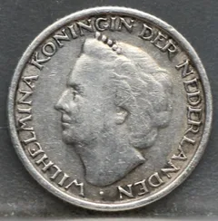 1/10 Gulden 1948 Curaçao — Zilver achterzijde