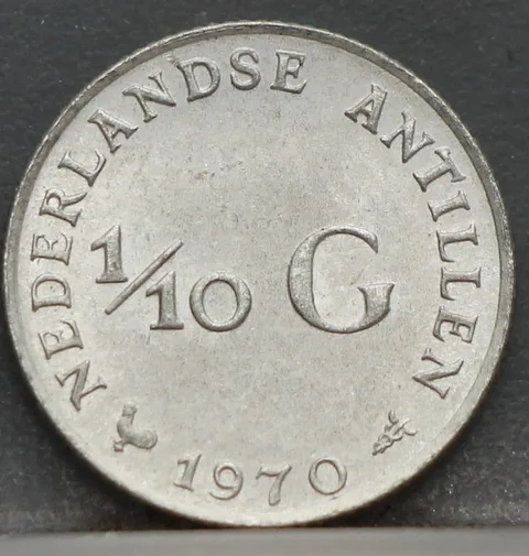1/10 Gulden 1970 Nederlandse Antillen — Zilver