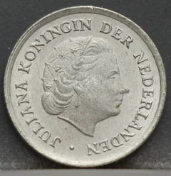 1/10 Gulden 1970 Nederlandse Antillen — Zilver achterzijde