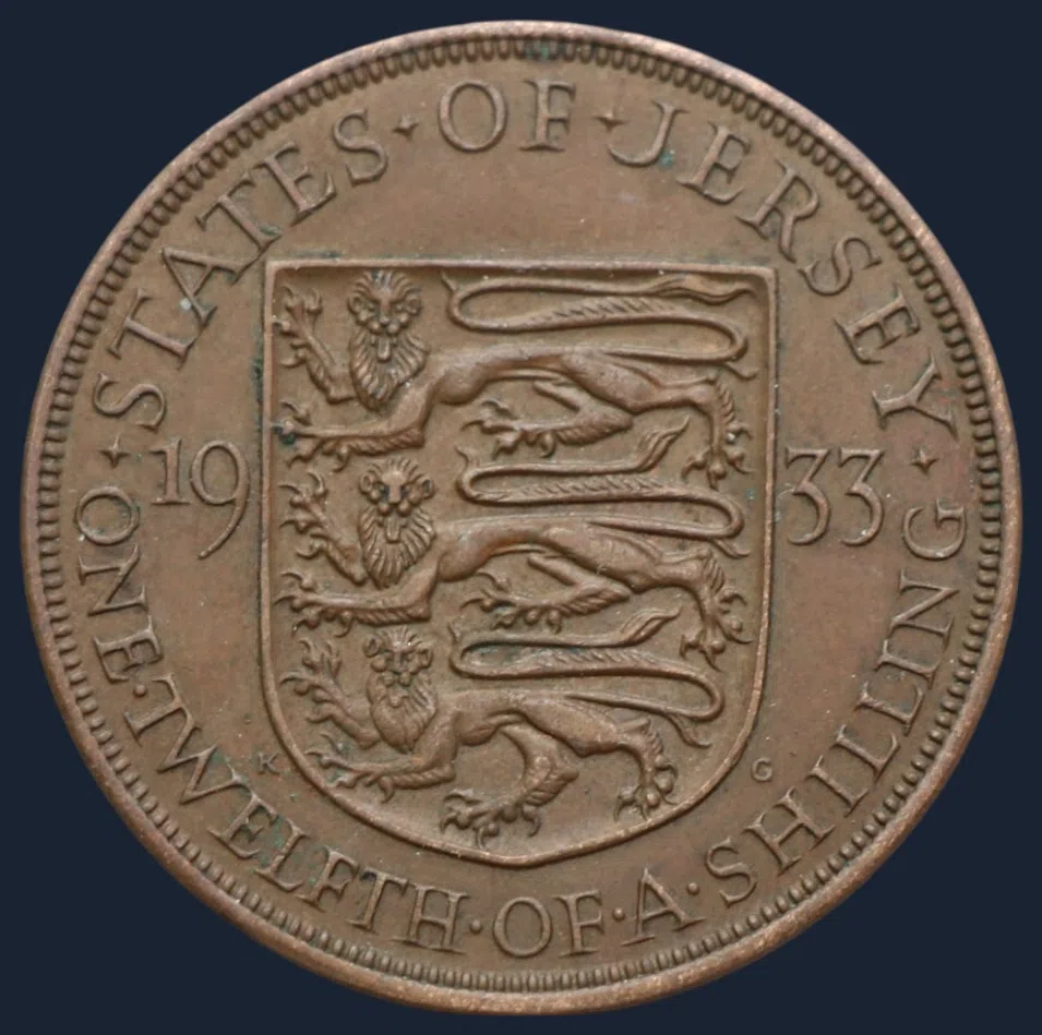 1/12 shilling 1933 Jersey