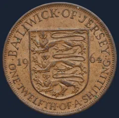 1/12 Shilling 1964 Jersey