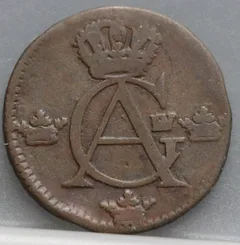 1/12 Skilling 1812 Zweden — Koper achterzijde