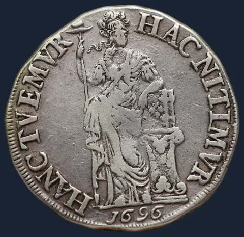 ½ 3 Gulden 1696 Friesland - halve 3 gulden