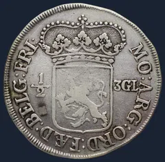 1/2 3 gulden 1696 Friesland