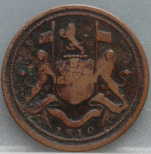 1/2 Cent 1810 Penang — East India Company