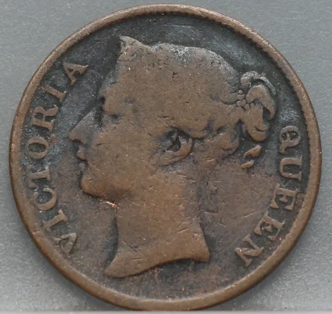 1/2 Cent 1845 — East India Company