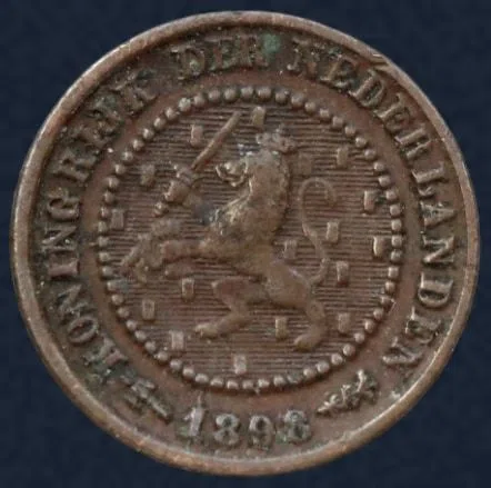 1/2 Cent 1898 Wilhelmina