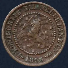 1/2 Cent 1898 Wilhelmina