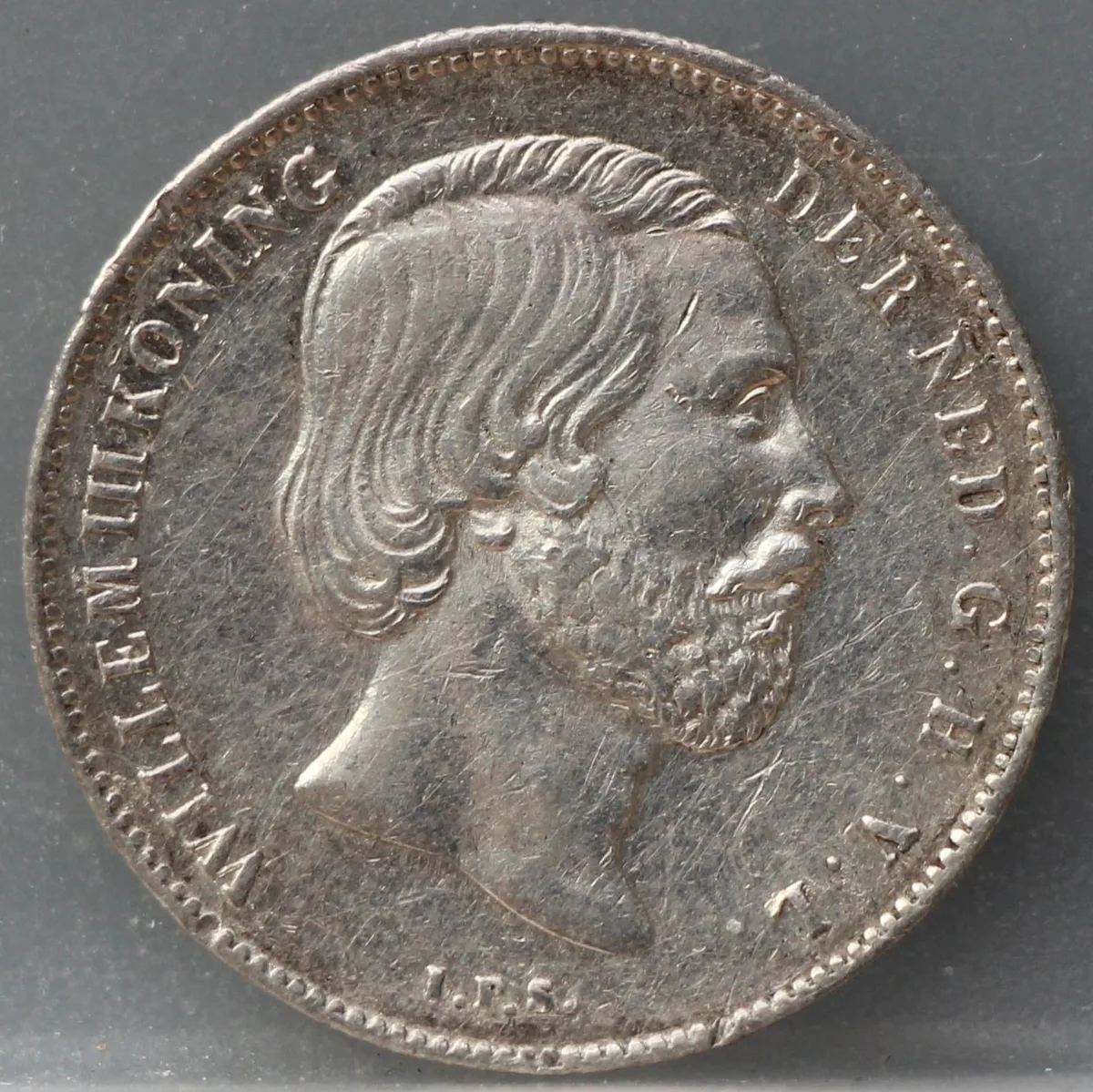 1/2 gulden 1861 - halve gulden 1861 mooi! Willem 3 voorzijde