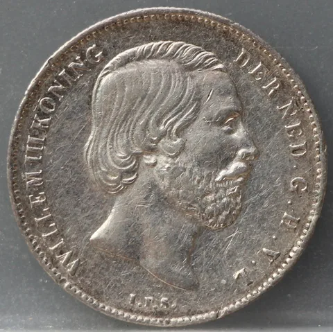 ½ gulden 1861 - halve gulden 1861 mooi! Willem 3