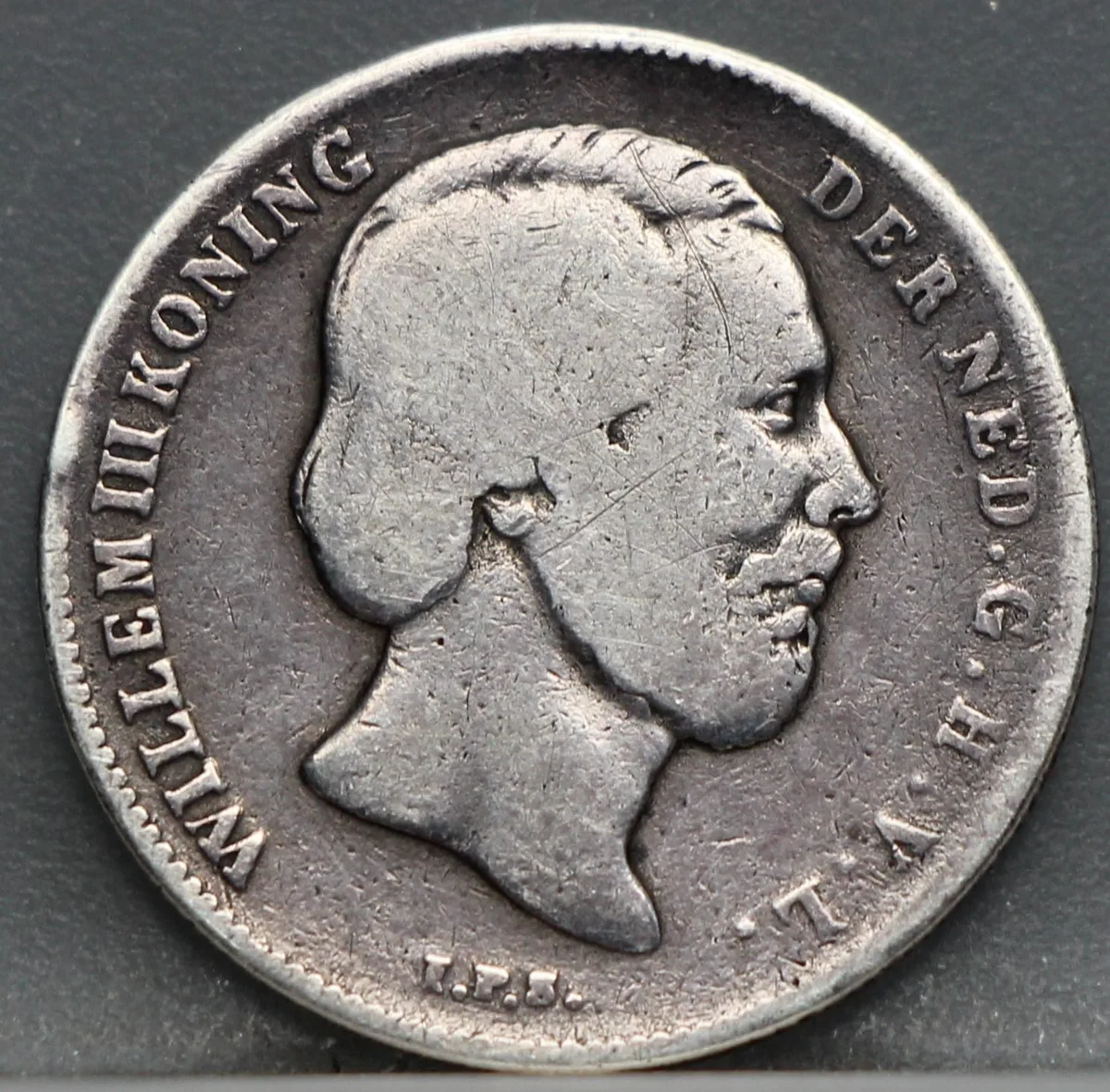 1/2 gulden 1863 - halve gulden 1863 - Koning Willem 3 voorzijde