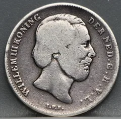 1/2 gulden 1863 - halve gulden 1863 - Koning Willem 3 voorzijde