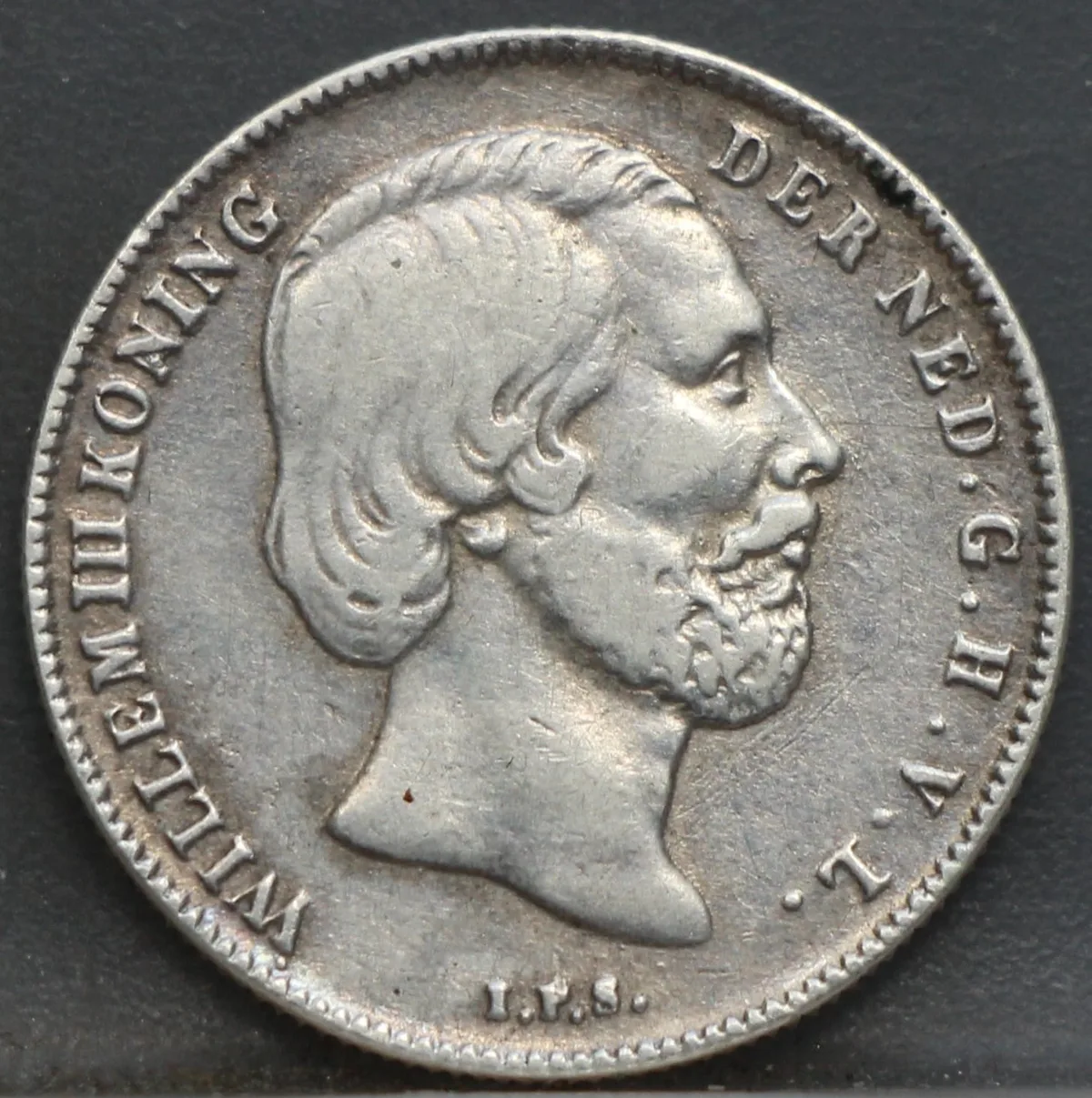 1/2 gulden 1868 - halve gulden 1868 - Willem 3 voorzijde