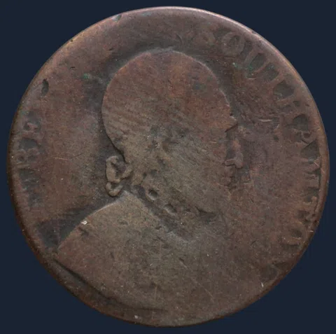 1/2 Penny 1796 Halfpenny Token Bevois Southampton