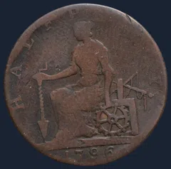 1/2 Penny 1796 Token Bevois Southampton