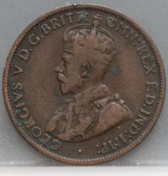1/2 Penny 1914 Australië — Brons achterzijde
