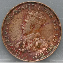 1/2 Penny 1935 Australië — Brons achterzijde
