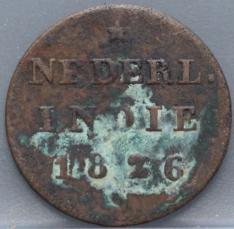 1/2 Stuiver 1826 – Nederlands-Indië – Koper