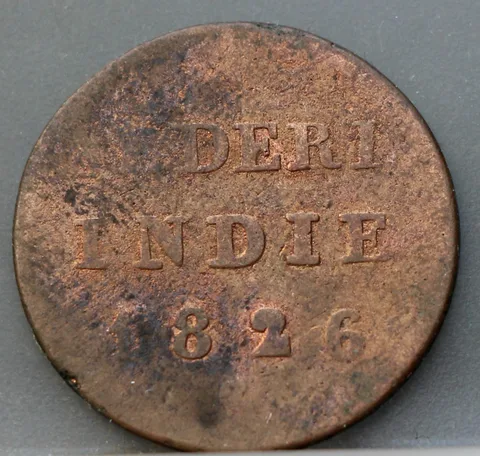 1/2 stuiver 1826 – Nederlands Indie