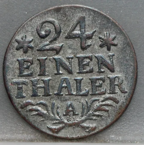 1/24 Thaler 1783 Pruisen — Zilver