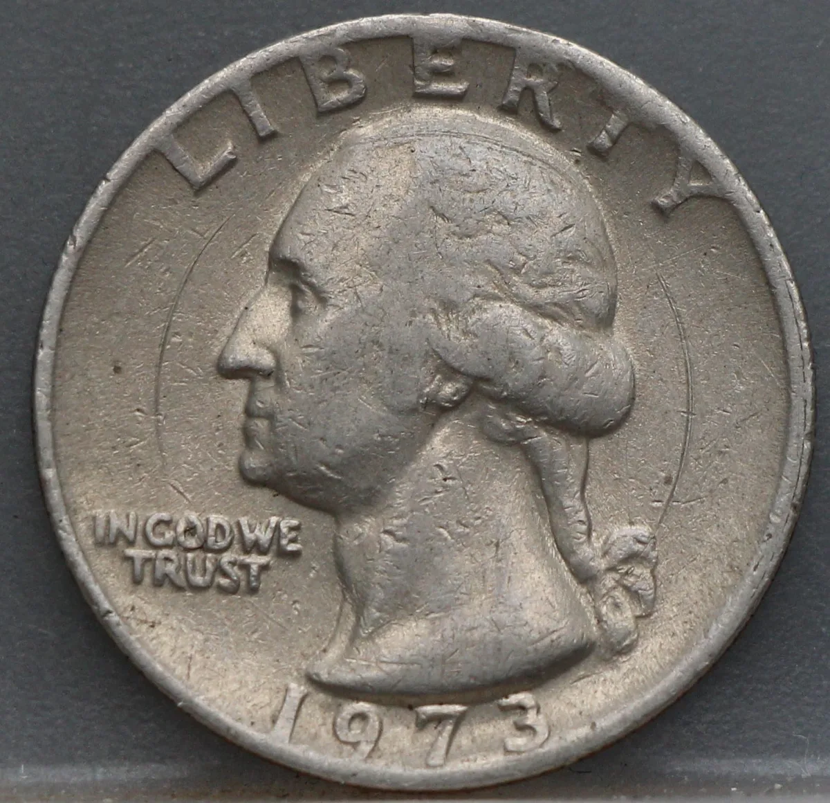 1/4 Dollar 1973 USA — Washington, cupro-nikkel voorzijde