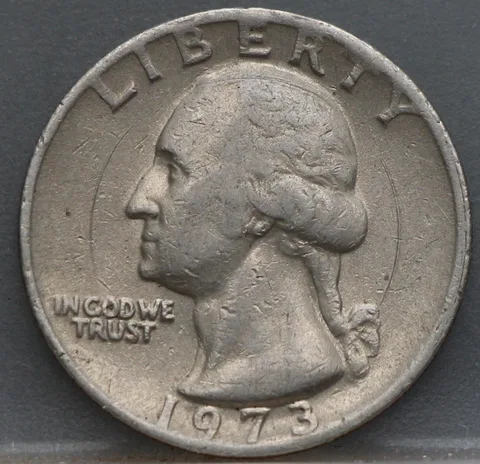 1/4 Dollar 1973 USA — Washington, cupro-nikkel