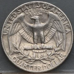 1/4 Dollar 1973 USA — Washington, cupro-nikkel achterzijde