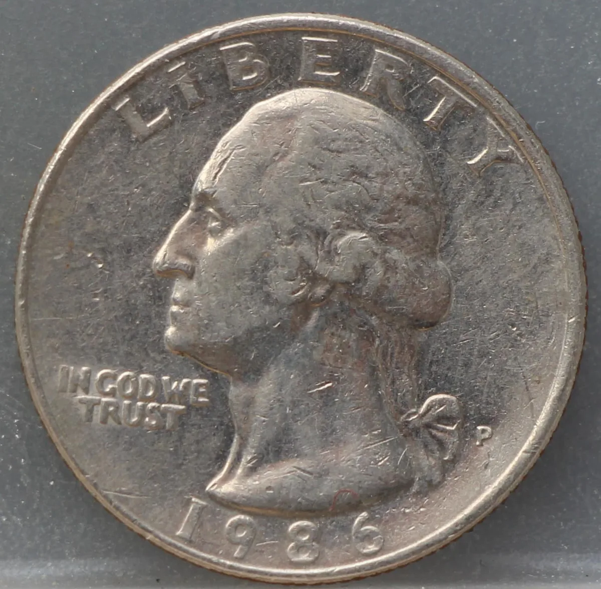 1/4 Dollar 1986 P — USA Washington voorzijde, cupro-nikkel