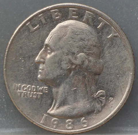 1/4 Dollar 1986 P — USA Washington