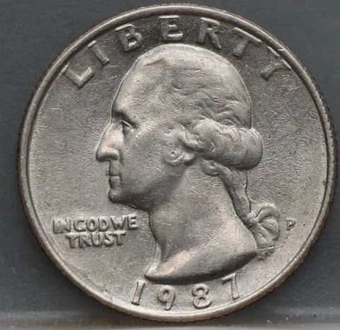 1/4 Dollar 1987 P — USA Washington
