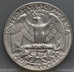1/4 Dollar 1987 P — USA Washington achterzijde, cupro-nikkel