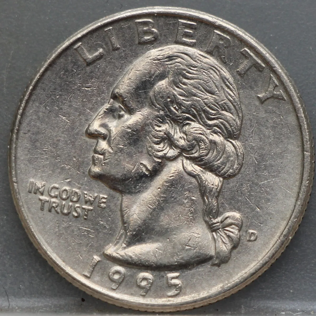 1/4 Dollar 1995 D — USA Washington voorzijde, Verenigde Staten, cupro-nikkel