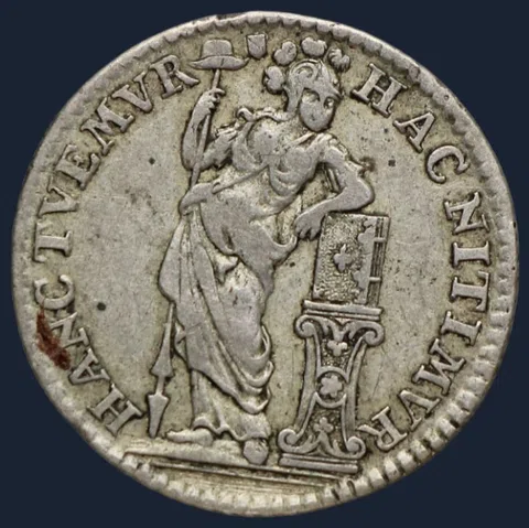 1/4 gulden 1758 Utrecht - kwart gulden / muntmeesterpenning