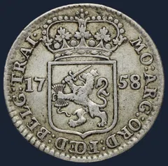 1/4 gulden 1758 Utrecht