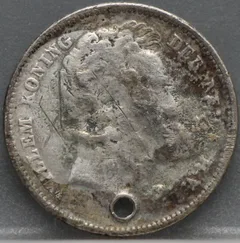 1/4 Gulden 1827 Nederlands-Indië — Zilver achterzijde