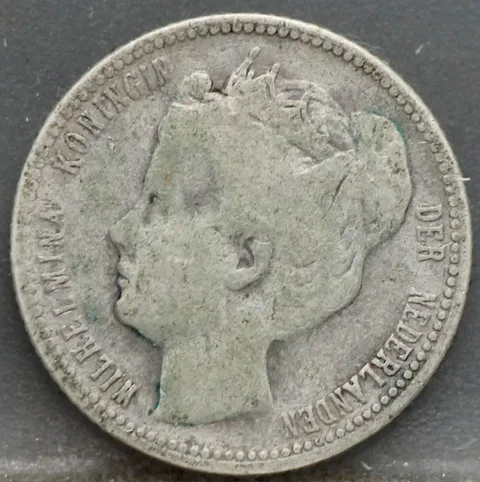 1/4 Gulden 1900 Curaçao — Zilver