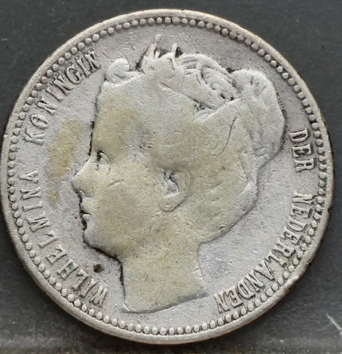 1/4 Gulden 1900 Curaçao — Zilver