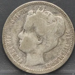 1/4 Gulden 1900 Curacao — Zilver voorzijde, Curaçao