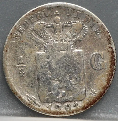 1/4 Gulden 1901 Nederlands-Indië — Zilver