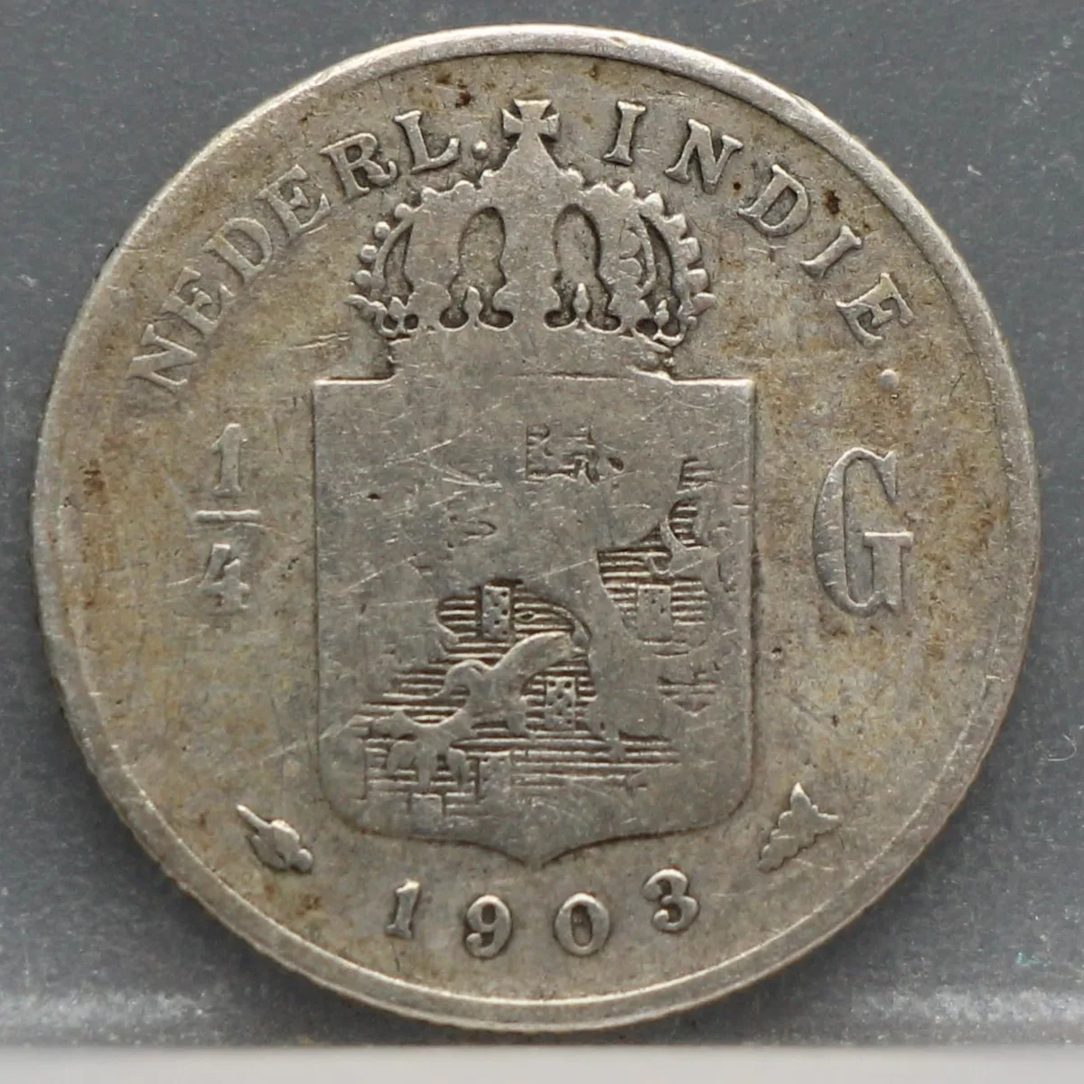 1/4 Gulden 1903 Nederlands-Indië — Zilver voorzijde