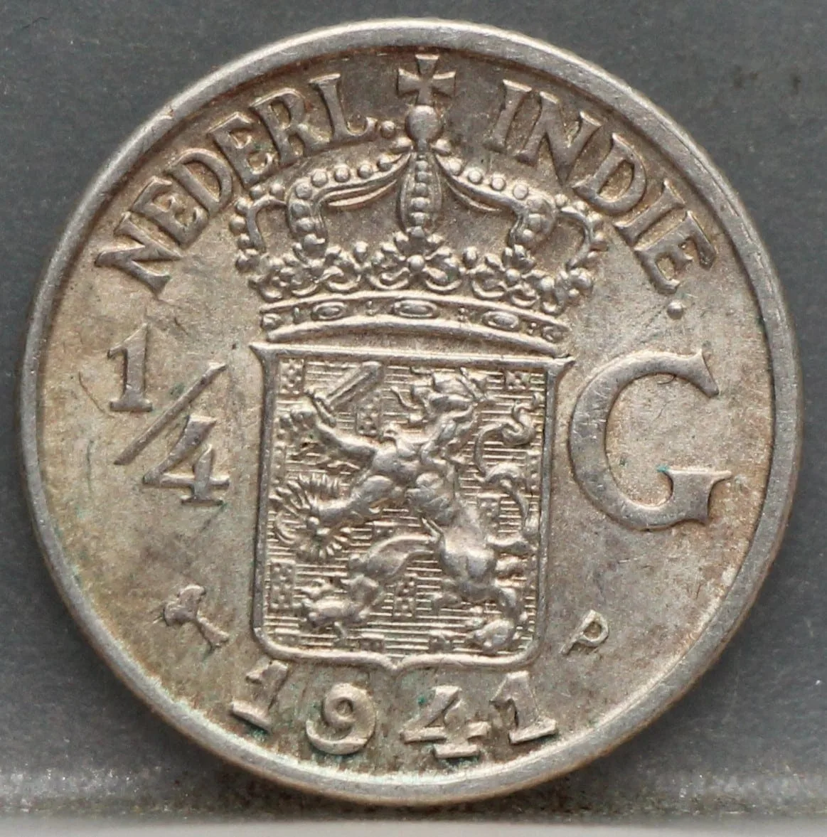 1/4 Gulden 1941 P Nederlands-Indië — Zilver voorzijde